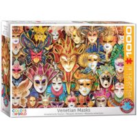 Puzzle 1000 pièces Masques venitiens