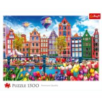 Puzzle 1500 pièces Colourful Amsterdam (*)