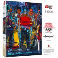 Puzzle 1000 pièces Cyberpunk 2077 - Kickdown