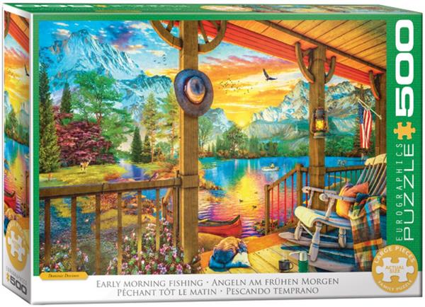 Puzzle 500 pièces Pêchant tot le matin