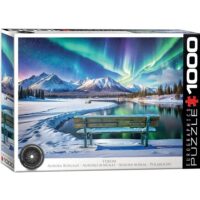 Puzzle 1000 pièces Yukon Aurores Boréales