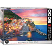 Puzzle 2000 pièces Manarola au crépuscule