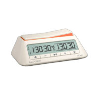 Pendule Echecs blanche