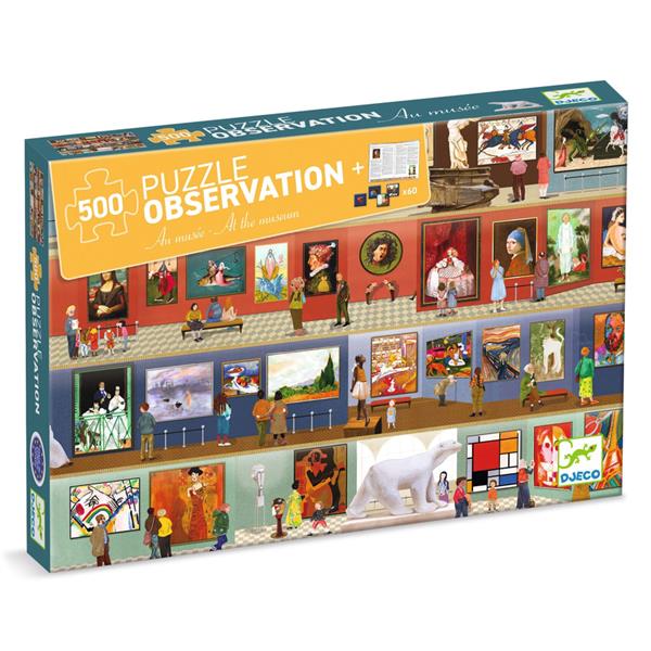 Puzzle 500P Au musée + livret